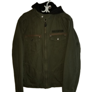 Harley Davidson Field Jacket With Zip Out Liner Size Tall Large